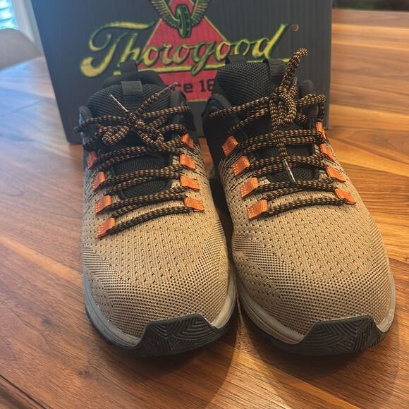 Thorogood 809-4100 Men’s AST Low Brown Black Work Comp Toe Shoe Size 9 - Picture 3 of 10